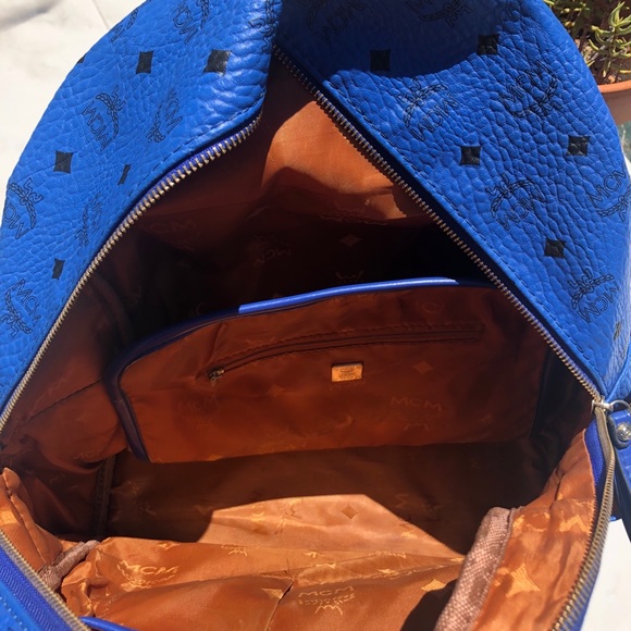 mcm backpack blue - Picture 2 of 5
